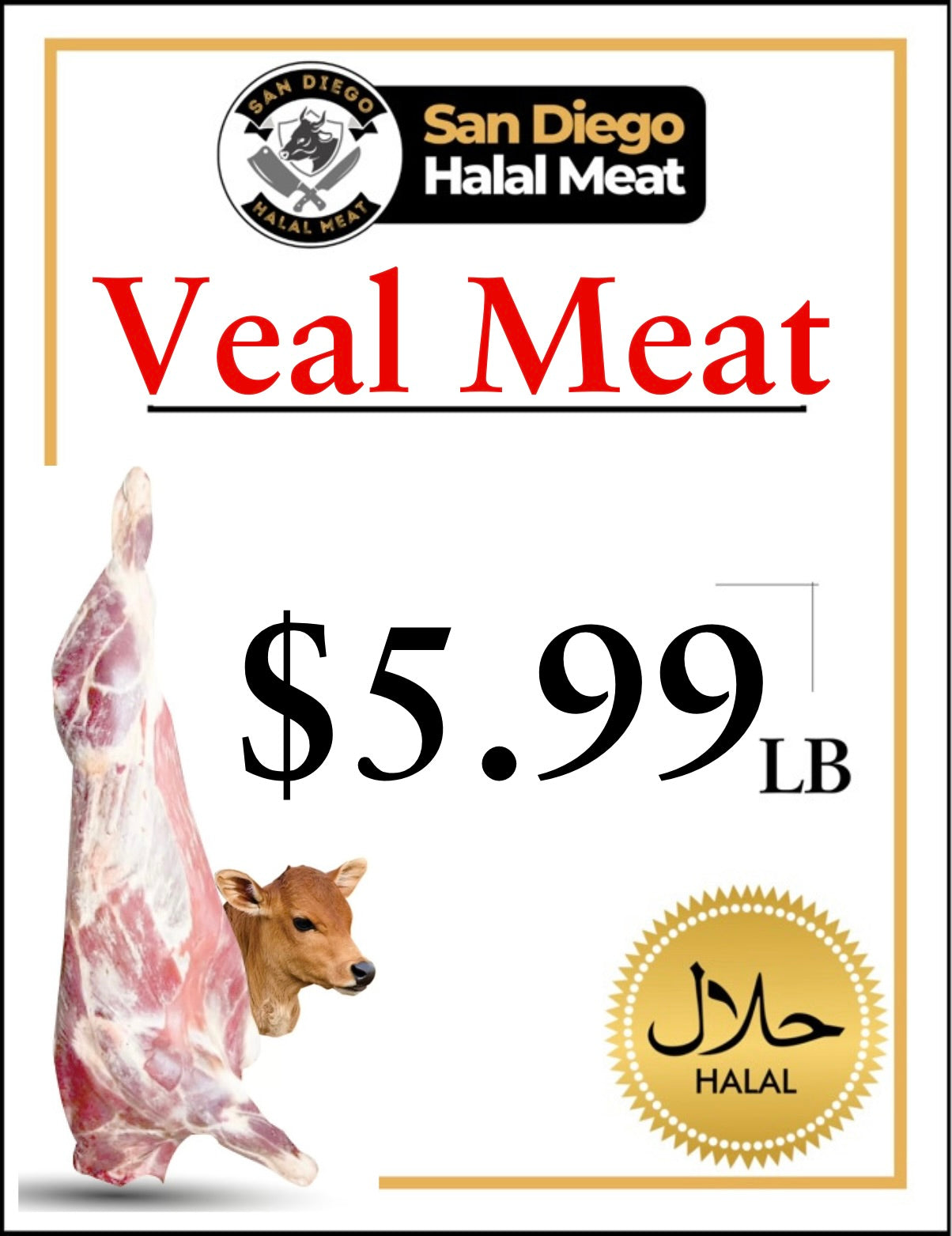 Veal meat